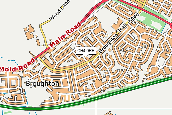 CH4 0RR map - OS VectorMap District (Ordnance Survey)