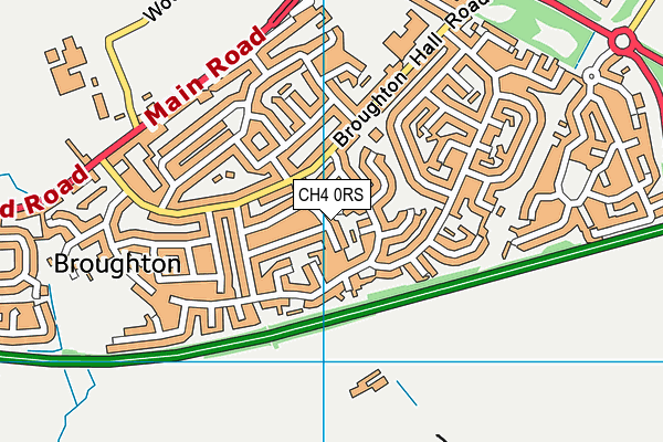 CH4 0RS map - OS VectorMap District (Ordnance Survey)
