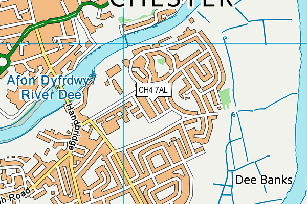 CH4 7AL map - OS VectorMap District (Ordnance Survey)
