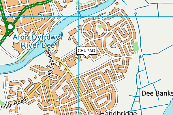 CH4 7AQ map - OS VectorMap District (Ordnance Survey)