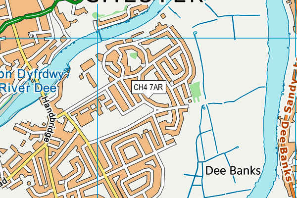 CH4 7AR map - OS VectorMap District (Ordnance Survey)