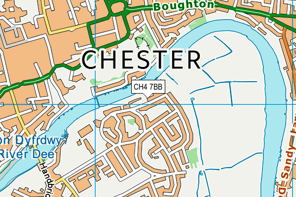 CH4 7BB map - OS VectorMap District (Ordnance Survey)