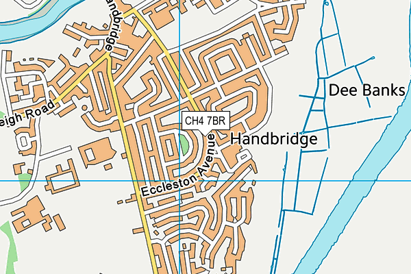 CH4 7BR map - OS VectorMap District (Ordnance Survey)