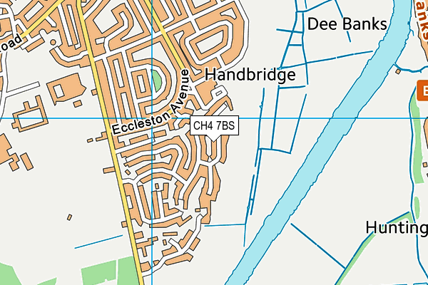 CH4 7BS map - OS VectorMap District (Ordnance Survey)