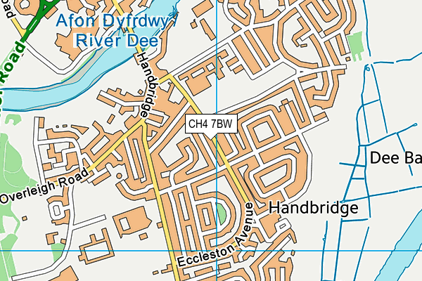 CH4 7BW map - OS VectorMap District (Ordnance Survey)