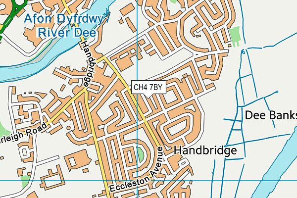 CH4 7BY map - OS VectorMap District (Ordnance Survey)