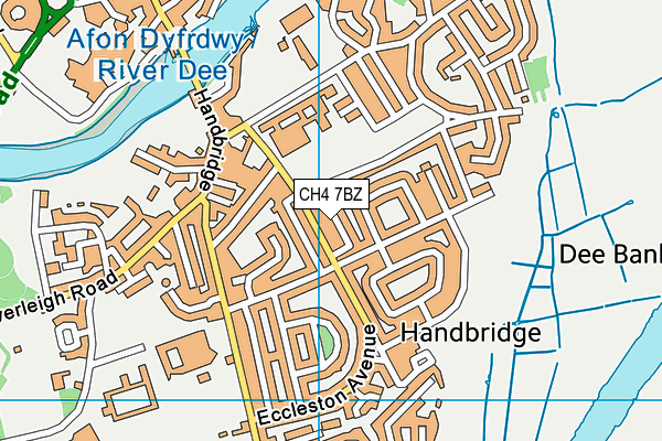 CH4 7BZ map - OS VectorMap District (Ordnance Survey)