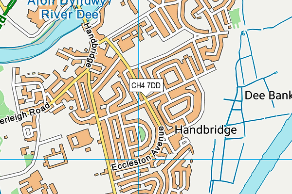 CH4 7DD map - OS VectorMap District (Ordnance Survey)