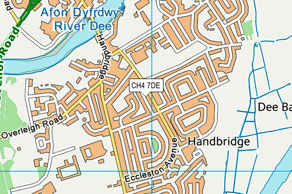 CH4 7DE map - OS VectorMap District (Ordnance Survey)