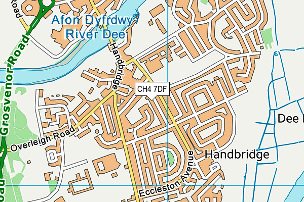 CH4 7DF map - OS VectorMap District (Ordnance Survey)