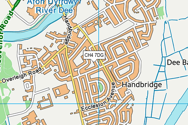 CH4 7DG map - OS VectorMap District (Ordnance Survey)