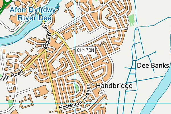 CH4 7DN map - OS VectorMap District (Ordnance Survey)