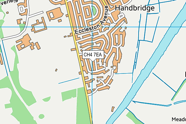 CH4 7EA map - OS VectorMap District (Ordnance Survey)