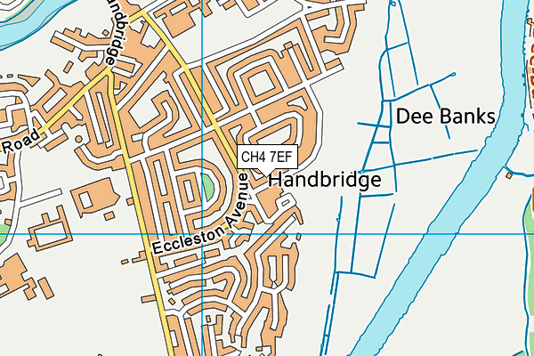 CH4 7EF map - OS VectorMap District (Ordnance Survey)