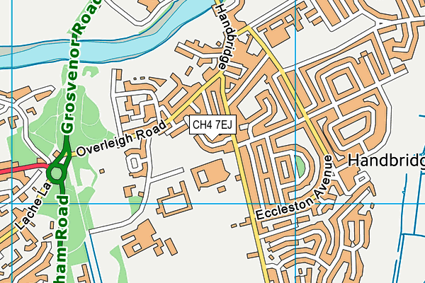 CH4 7EJ map - OS VectorMap District (Ordnance Survey)