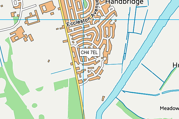 CH4 7EL map - OS VectorMap District (Ordnance Survey)
