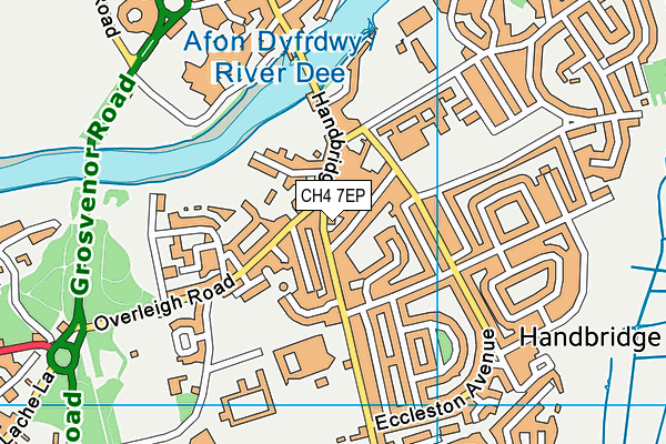 CH4 7EP map - OS VectorMap District (Ordnance Survey)