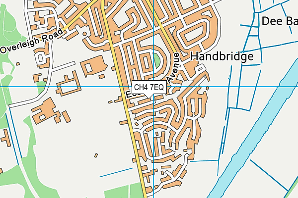 CH4 7EQ map - OS VectorMap District (Ordnance Survey)