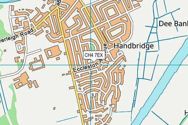 CH4 7EX map - OS VectorMap District (Ordnance Survey)