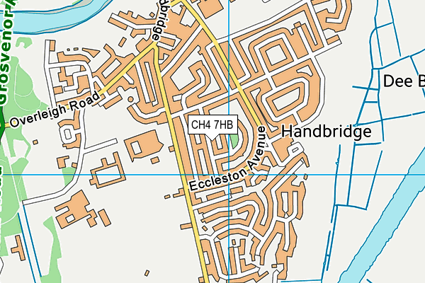 CH4 7HB map - OS VectorMap District (Ordnance Survey)