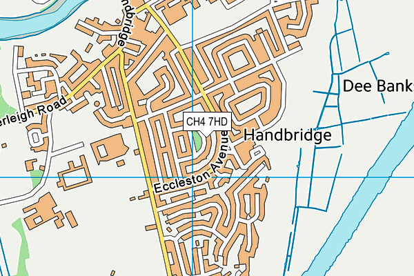 CH4 7HD map - OS VectorMap District (Ordnance Survey)