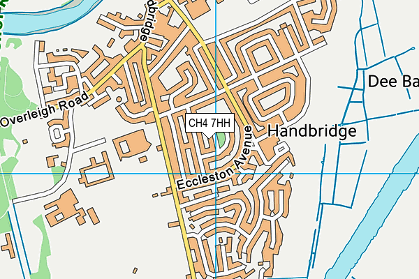 CH4 7HH map - OS VectorMap District (Ordnance Survey)