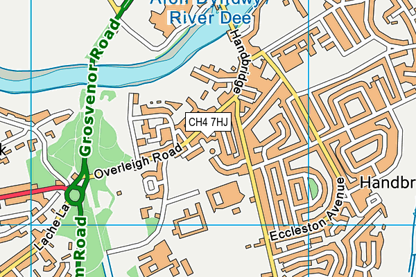 CH4 7HJ map - OS VectorMap District (Ordnance Survey)