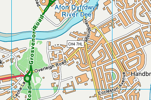 CH4 7HL map - OS VectorMap District (Ordnance Survey)