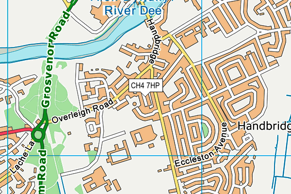 CH4 7HP map - OS VectorMap District (Ordnance Survey)