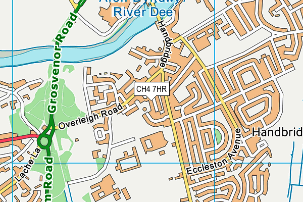 CH4 7HR map - OS VectorMap District (Ordnance Survey)