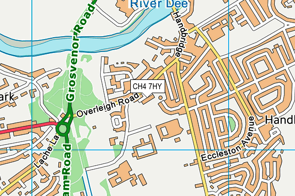 CH4 7HY map - OS VectorMap District (Ordnance Survey)