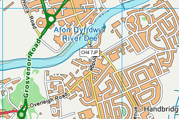 CH4 7JP map - OS VectorMap District (Ordnance Survey)