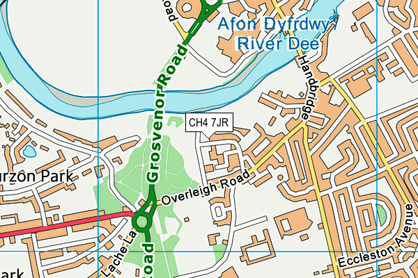 CH4 7JR map - OS VectorMap District (Ordnance Survey)