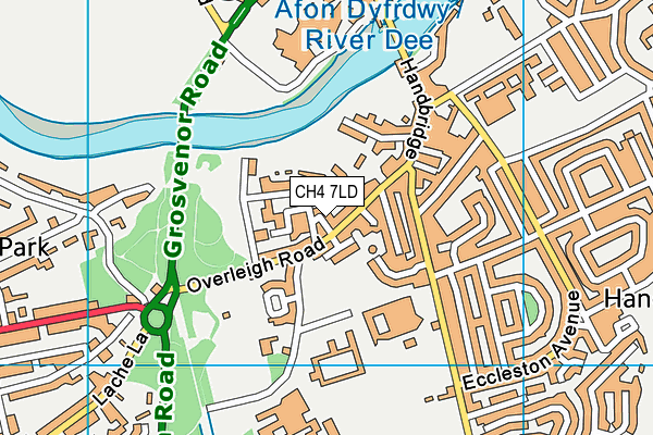 CH4 7LD map - OS VectorMap District (Ordnance Survey)