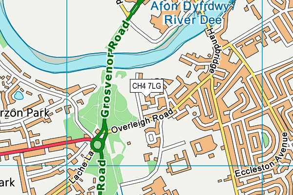 CH4 7LG map - OS VectorMap District (Ordnance Survey)