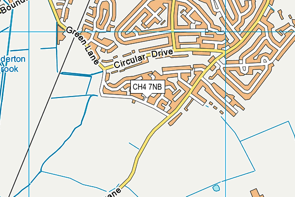 CH4 7NB map - OS VectorMap District (Ordnance Survey)