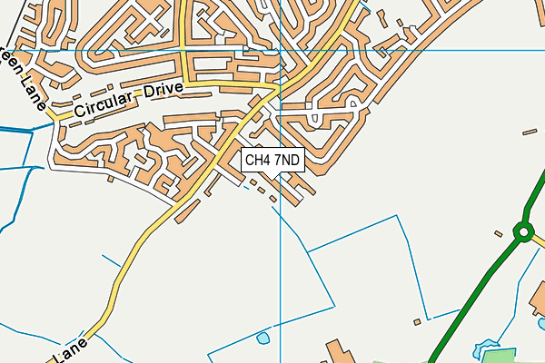 CH4 7ND map - OS VectorMap District (Ordnance Survey)