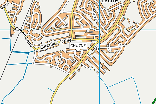 CH4 7NF map - OS VectorMap District (Ordnance Survey)