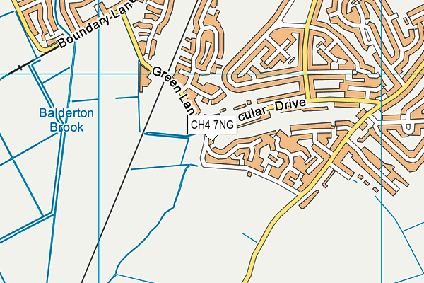 CH4 7NG map - OS VectorMap District (Ordnance Survey)