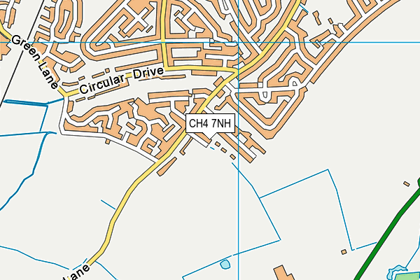 CH4 7NH map - OS VectorMap District (Ordnance Survey)