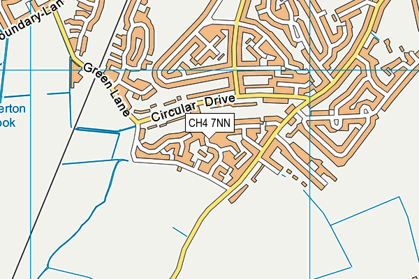 CH4 7NN map - OS VectorMap District (Ordnance Survey)