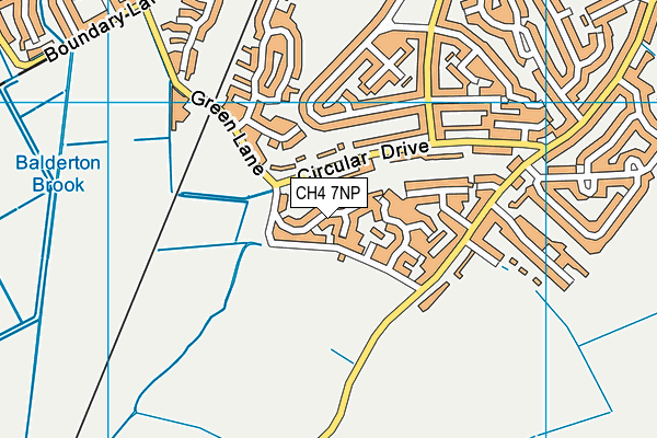 CH4 7NP map - OS VectorMap District (Ordnance Survey)