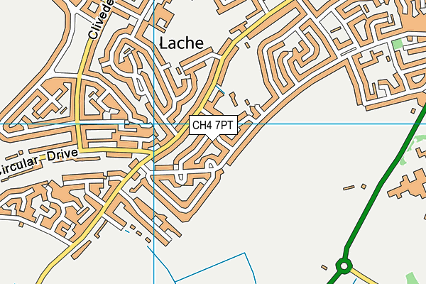CH4 7PT map - OS VectorMap District (Ordnance Survey)