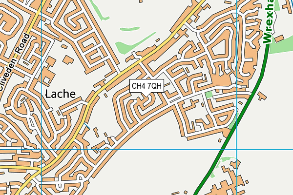 CH4 7QH map - OS VectorMap District (Ordnance Survey)