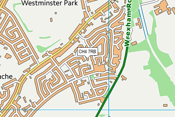 CH4 7RB map - OS VectorMap District (Ordnance Survey)