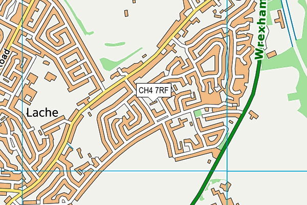 CH4 7RF map - OS VectorMap District (Ordnance Survey)