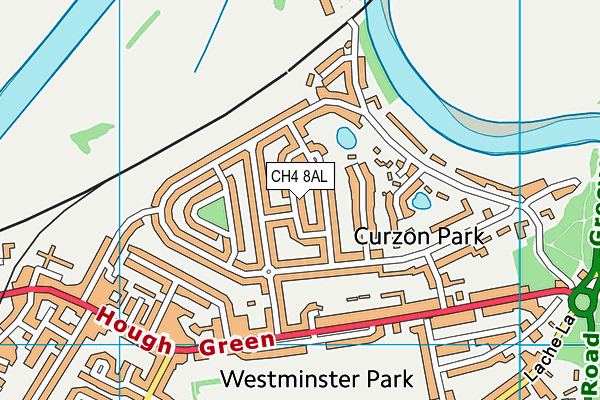 CH4 8AL map - OS VectorMap District (Ordnance Survey)