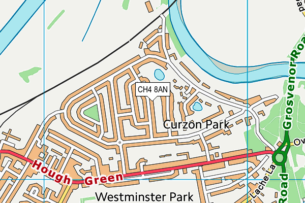 CH4 8AN map - OS VectorMap District (Ordnance Survey)