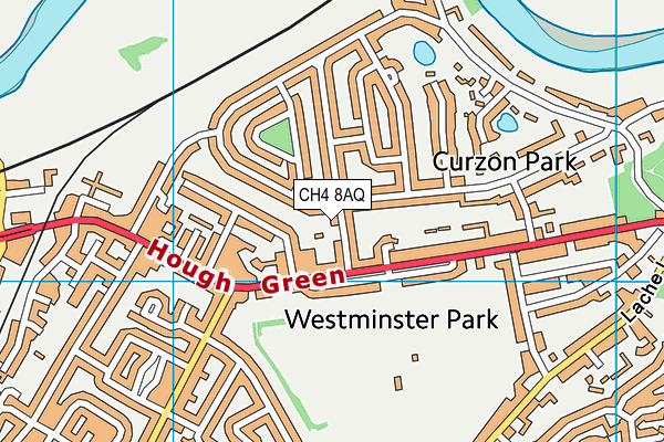 CH4 8AQ map - OS VectorMap District (Ordnance Survey)