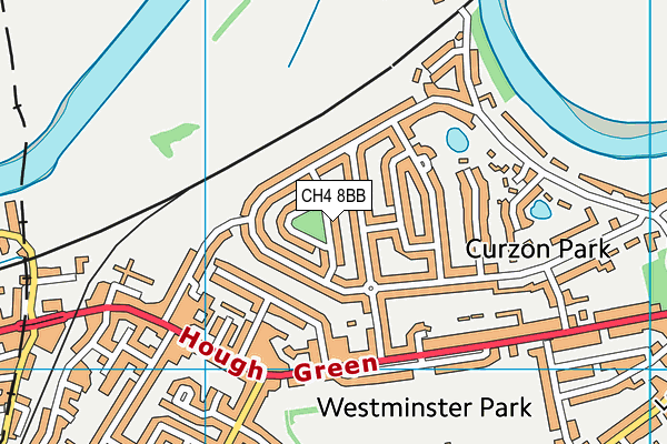 CH4 8BB map - OS VectorMap District (Ordnance Survey)